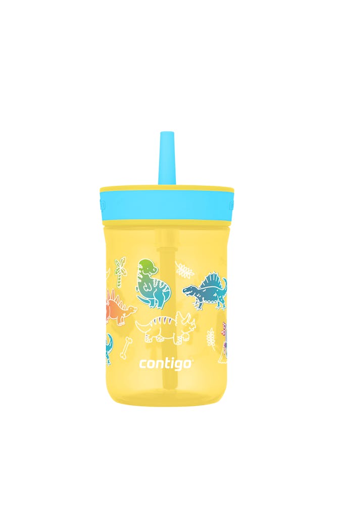 Kids’ Leighton Straw Tumbler with Spill-Proof Leak-Proof Lid, 14oz W1