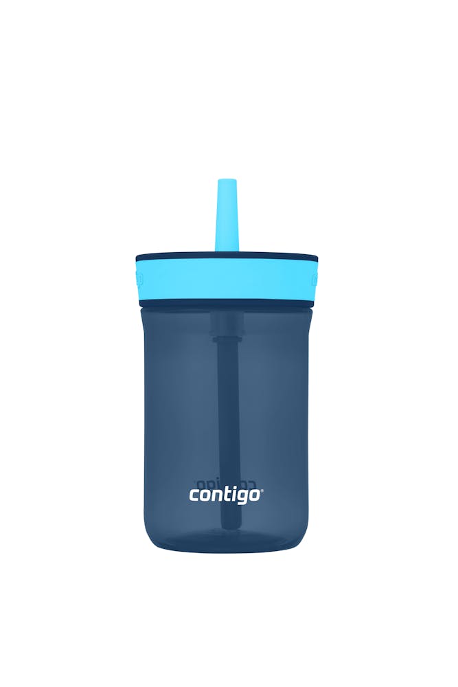 Kids’ Leighton Straw Tumbler with Spill-Proof Leak-Proof Lid, 14oz W1
