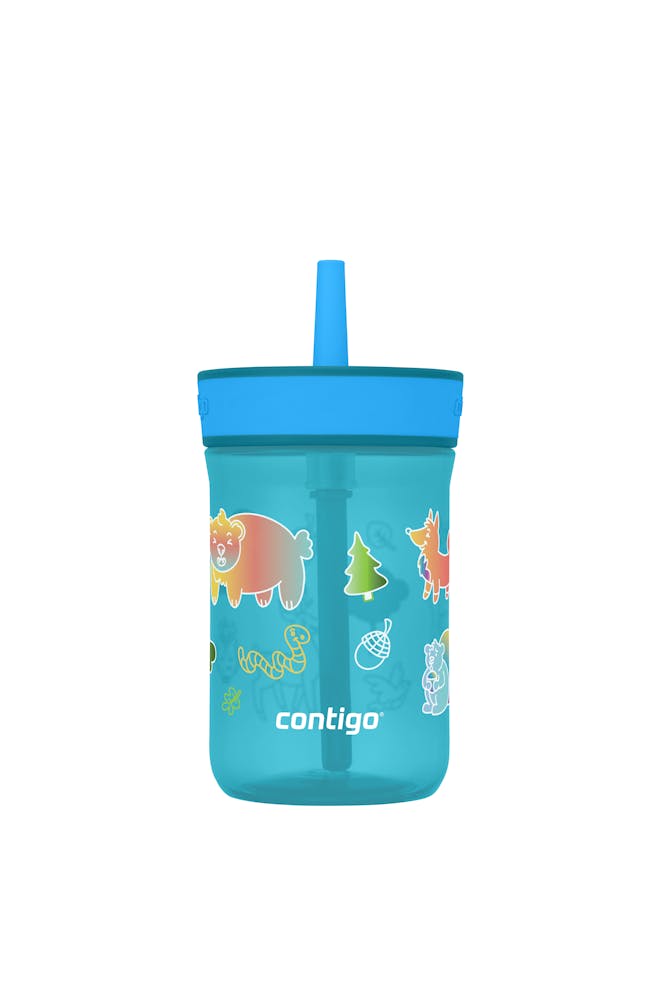 Kids’ Leighton Straw Tumbler with Spill-Proof Leak-Proof Lid, 14oz W1