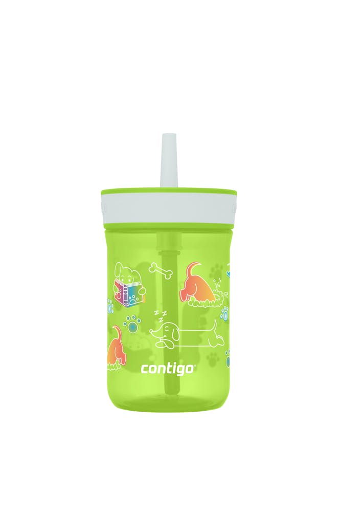 Kids’ Leighton Straw Tumbler with Spill-Proof Leak-Proof Lid, 14oz W1